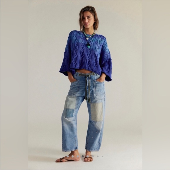 We The Free Denim - We The Free Moxie Barrel Jeans. Size: 25